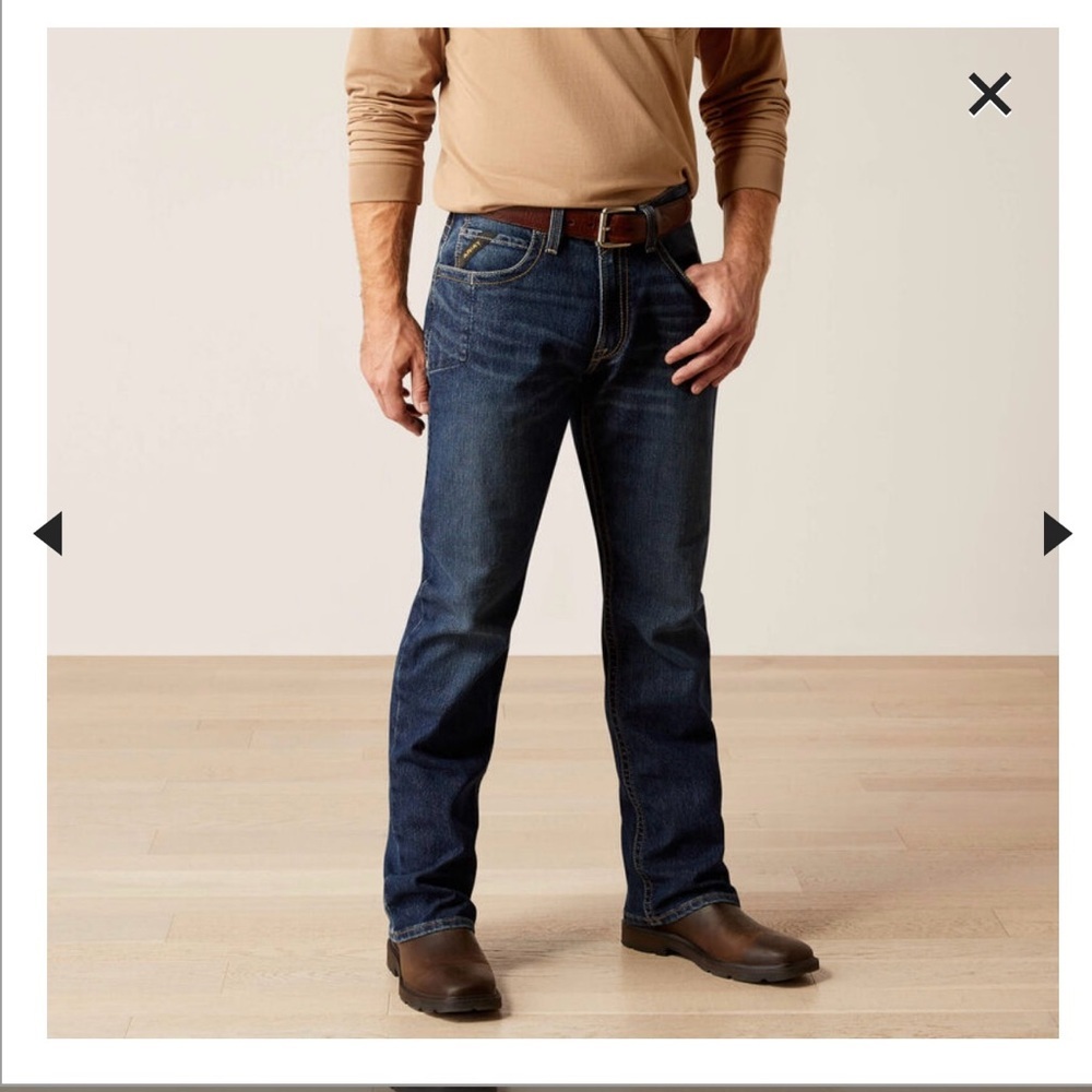 Ariat Rebar M4 Relaxed Rail Boot Cut Jean

$